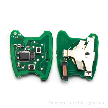 Citroen 2 button universal remote control car key With 433Mhz ID46 Chip for 307&407 &406 Blade